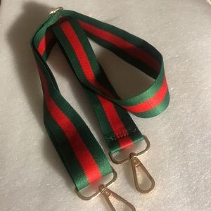 Shoulder strap 29.1 “ length. Adjustable for traveling/cross body bags